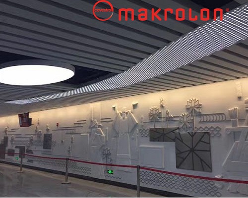 Makrolon Polycarbonate Sheet Makes Metro More Beautiful